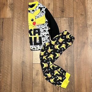 Pokemon Pikachu Kids Long Pajamas, size 8